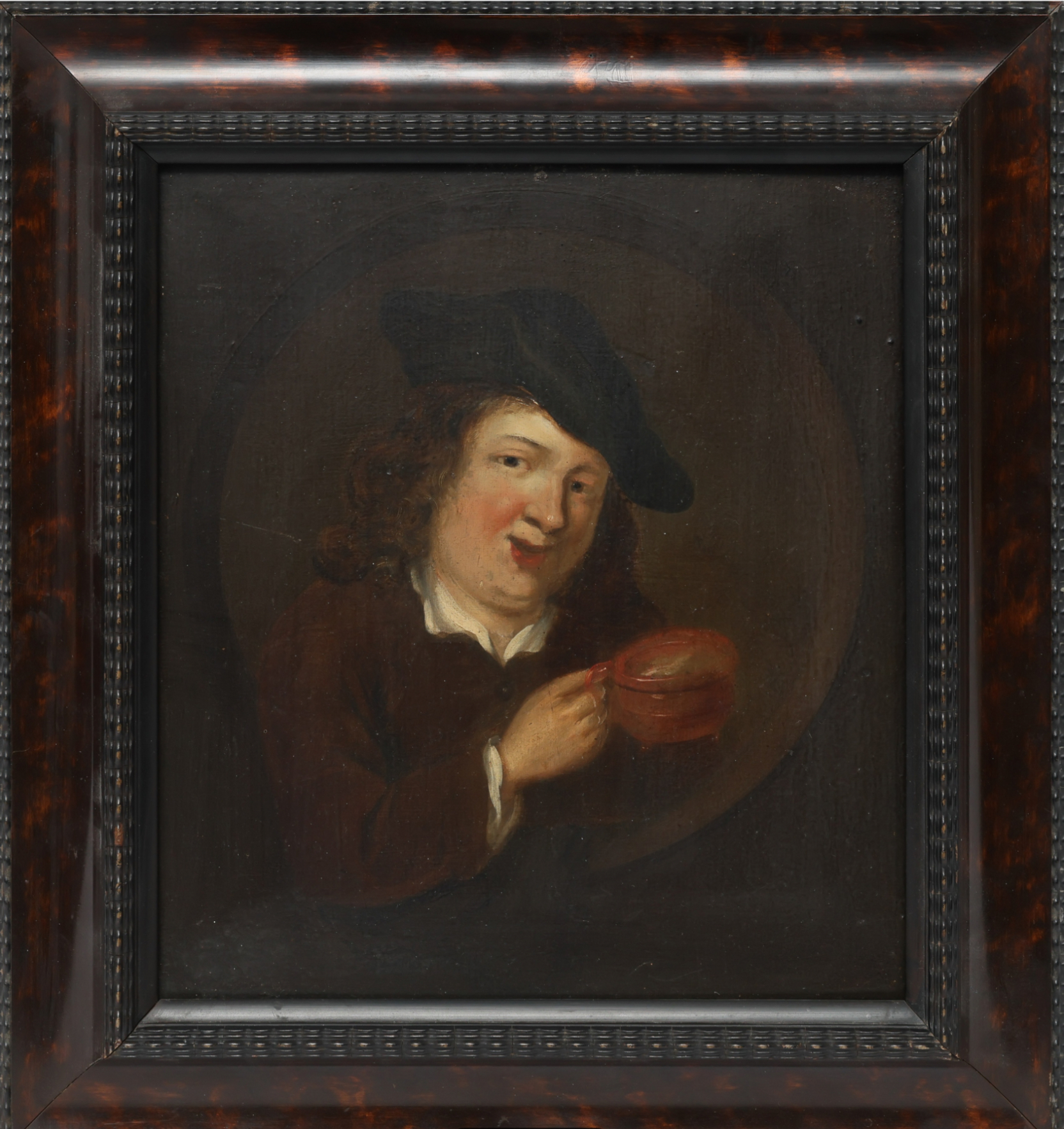 Haarlem school Genre painting, 17th century, framed